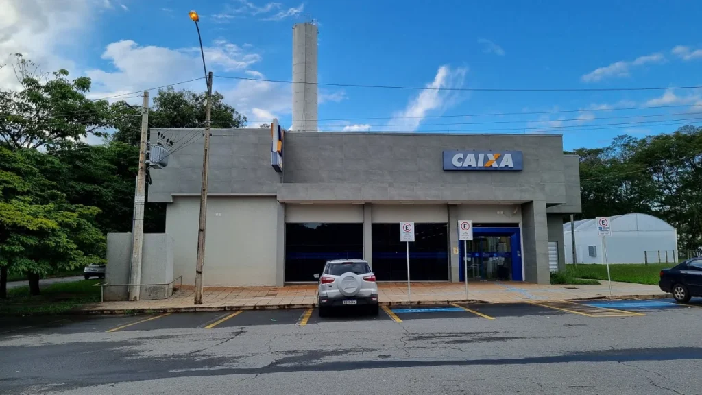 Agência da Caixa Econômica Federal em Goiânia.