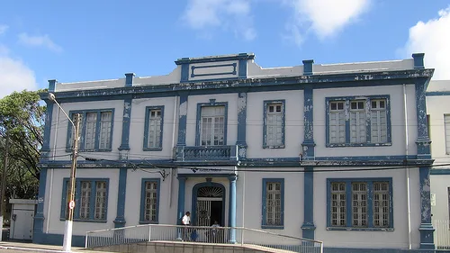 Edifício histórico da Receita Federal em Natal.